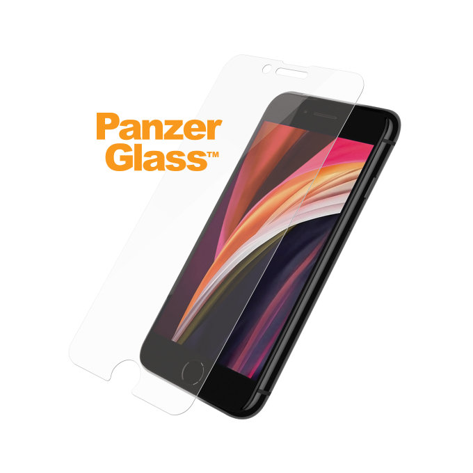 PanzerGlass - Tvrzené Sklo Standard Fit pro iPhone SE 2020, 8, 7, 6s, 6, transparentná