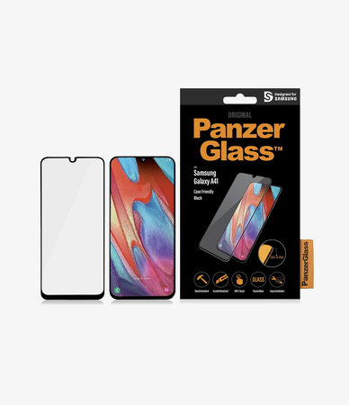 PanzerGlass - Tvrzené Sklo Case Friendly pro Samsung Galaxy A41, černá