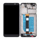 Motorola Moto E6 Play - LCD Displej + Dotykové Sklo + Rám (Black) TFT