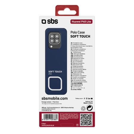 SBS - Pouzdro Polo pro Huawei P40 Lite, modrá