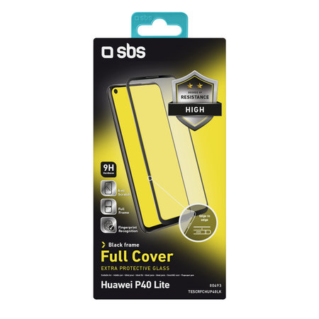 SBS - Tvrzené sklo Full Cover pro Huawei P40 Lite, černá