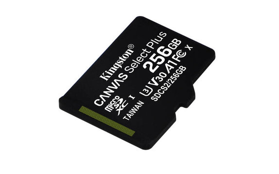 Kingston - MicroSDXC Paměťová Karta Canvas Select Plus 256 GB