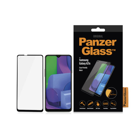 PanzerGlass - Tvrzené Sklo Case Friendly pro Samsung Galaxy A21s, černá
