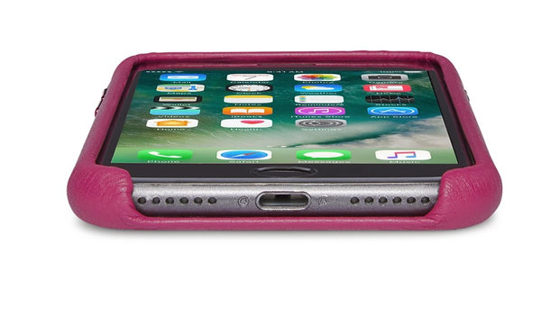 Decoded Leather Back Cover kožené pouzdro pro iPhone SE 2020/8/7, růžové