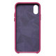 Decoded Leather Back Cover kožené pouzdro pro iPhone X / Xs, růžové