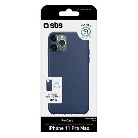 SBS - Pouzdro TPU pro iPhone 11 Pro Max, recyklováno, modrá
