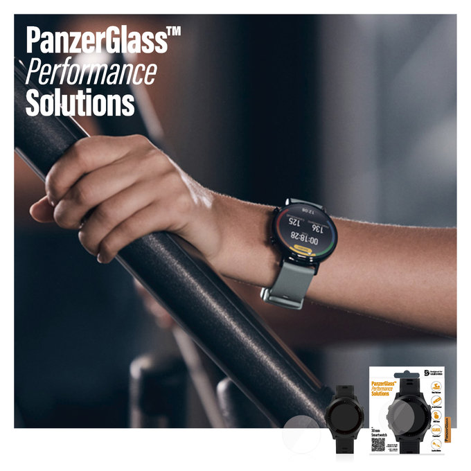 PanzerGlass - Tvrzené Sklo pro Samsung Galaxy Watch 3 (41mm), transparentná