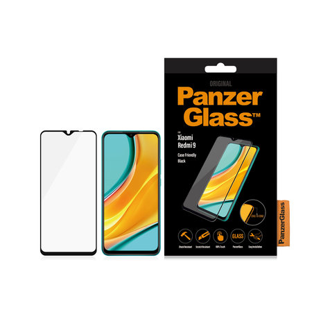 PanzerGlass - Tvrzené Sklo Case Friendly pro Xiaomi Redmi 9, black