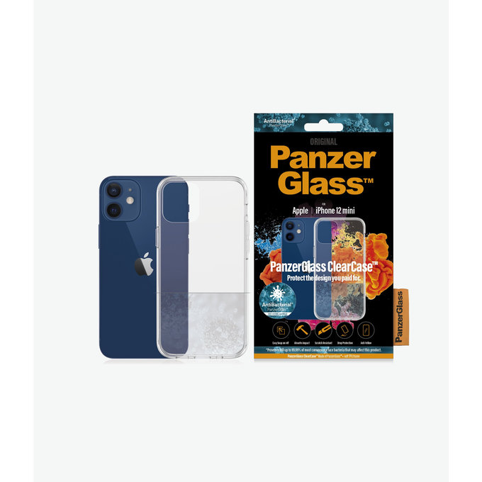 PanzerGlass - Pouzdro ClearCase pro iPhone 12 mini, transparent