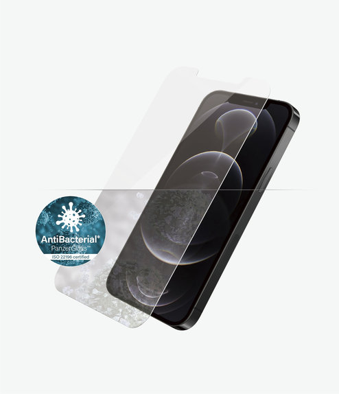 PanzerGlass - Tvrzené Sklo Standard Fit AB pro iPhone 12 a 12 Pro, transparentná