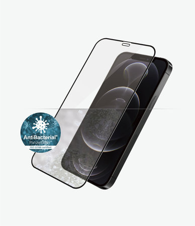 PanzerGlass - Tvrzené Sklo Case Friendly AB pro iPhone 12 a 12 Pro, černá