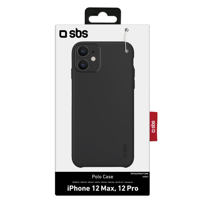 SBS - Pouzdro Polo One pro iPhone 12 a 12 Pro, černá