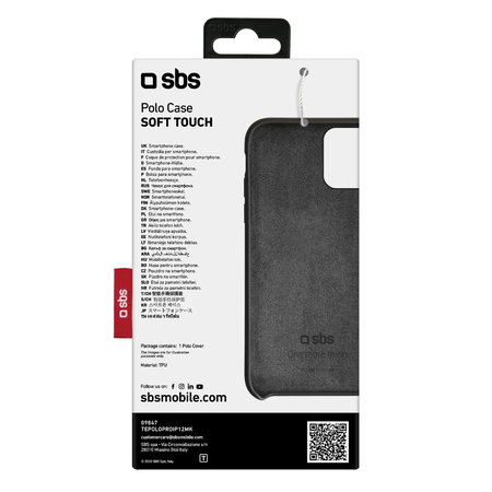 SBS - Pouzdro Polo One pro iPhone 12 a 12 Pro, černá