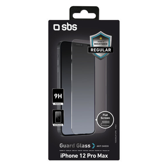 SBS - Tvrzené Sklo pro iPhone 12 Pro Max, transparentí