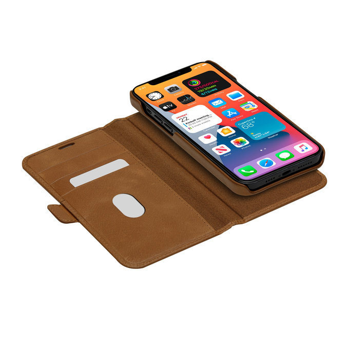 dbramante1928 - Kožené pouzdro Lynge pro iPhone 12 Pro Max, tan