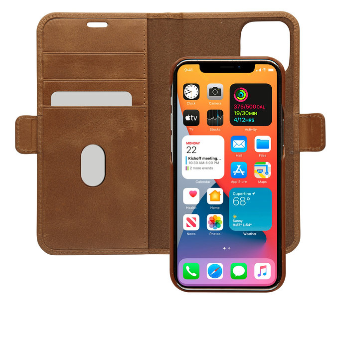 dbramante1928 - Kožené pouzdro Lynge pro iPhone 12 Pro Max, tan