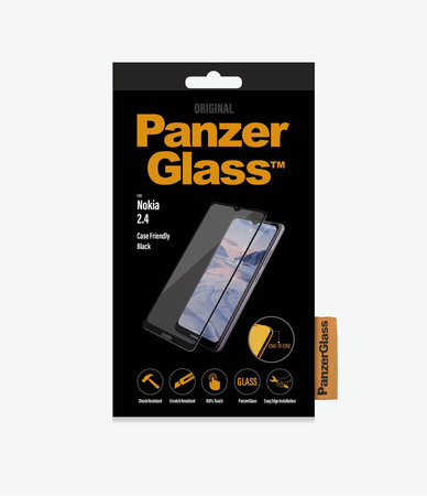 PanzerGlass - Tvrzené Sklo Case Friendly pro Nokia 2.4, black