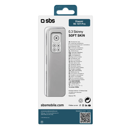 SBS - Pouzdro Skinny pro Xiaomi Mi 10T Pro, transparentná