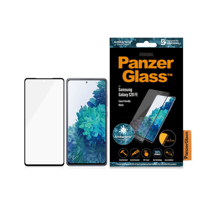 PanzerGlass - Tvrzené Sklo SMAPP Case Friendly AB pro Samsung Galaxy S20 FE, černá