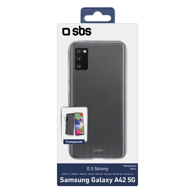 SBS - Pouzdro Skinny pro Samsung Galaxy A42 5G, transparentí