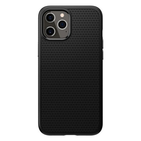 Spigen - Pouzdro Liquid Air pro iPhone 12 Pro Max, černá