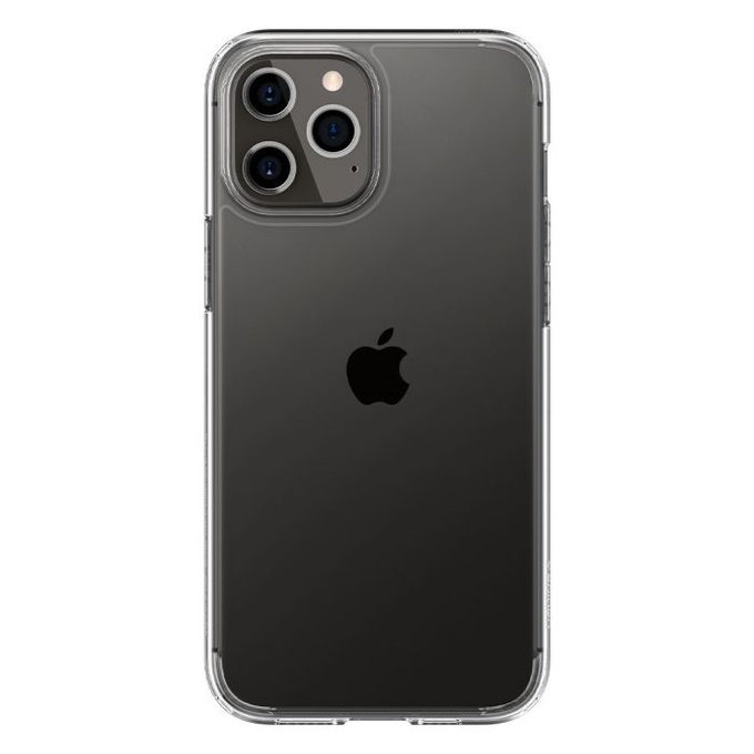 Spigen - Pouzdro Ultra Hybrid pro iPhone 12 a 12 Pro, transparentná