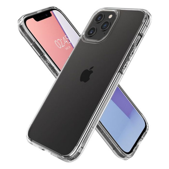 Spigen - Pouzdro Ultra Hybrid pro iPhone 12 a 12 Pro, transparentná