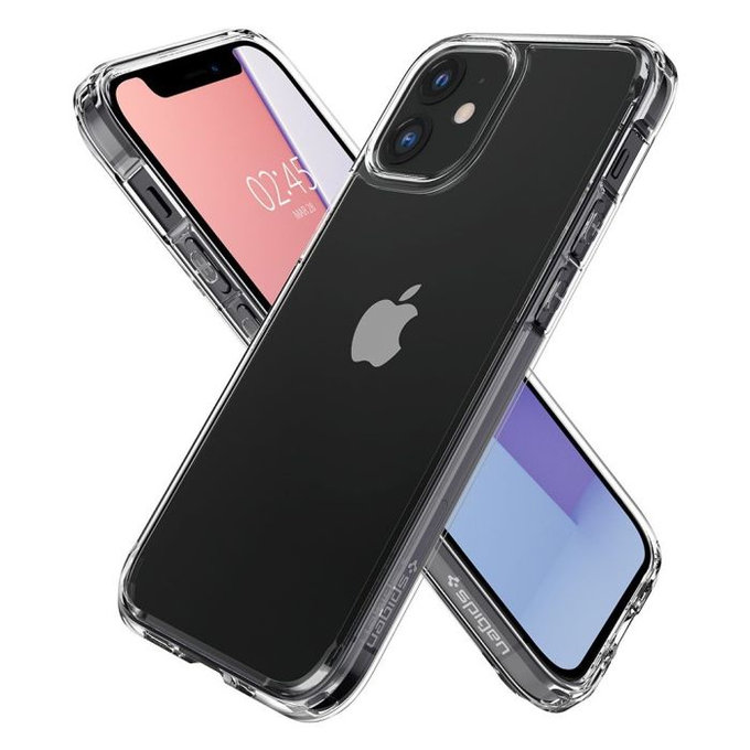 Spigen - Pouzdro Ultra Hybrid pro iPhone 12 mini, transparentná