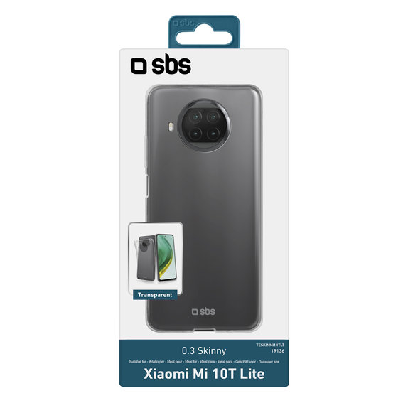 SBS - Pouzdro Skinny pro Xiaomi Mi 10T Lite 5G, transparentná