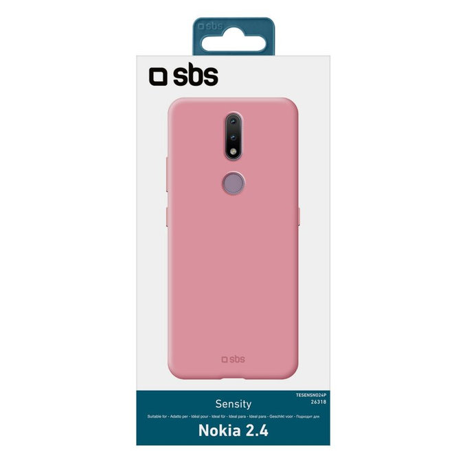 SBS - Pouzdro Sensity pro Nokia 2.4, růžová