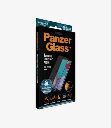 PanzerGlass - Tvrzené sklo Case Friendly AB pro Samsung Galaxy A52, A52 5G, A52s a A53 5G, černá
