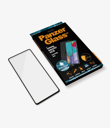 PanzerGlass - Tvrzené sklo Case Friendly AB pro Samsung Galaxy A52, A52 5G, A52s a A53 5G, černá