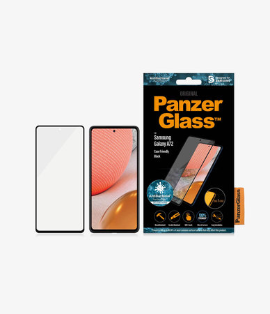 PanzerGlass - Tvrzené Sklo Case Friendly AB pro Samsung Galaxy A72, černá