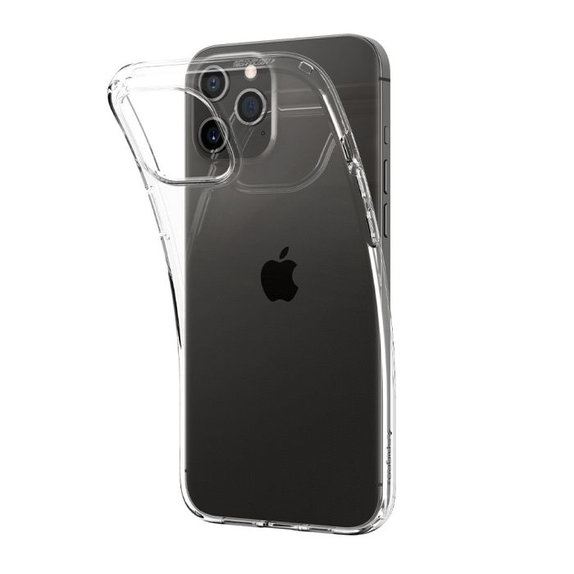 Spigen - Pouzdro Liquid Crystal pro iPhone 12 a 12 Pro, Crystal Clear