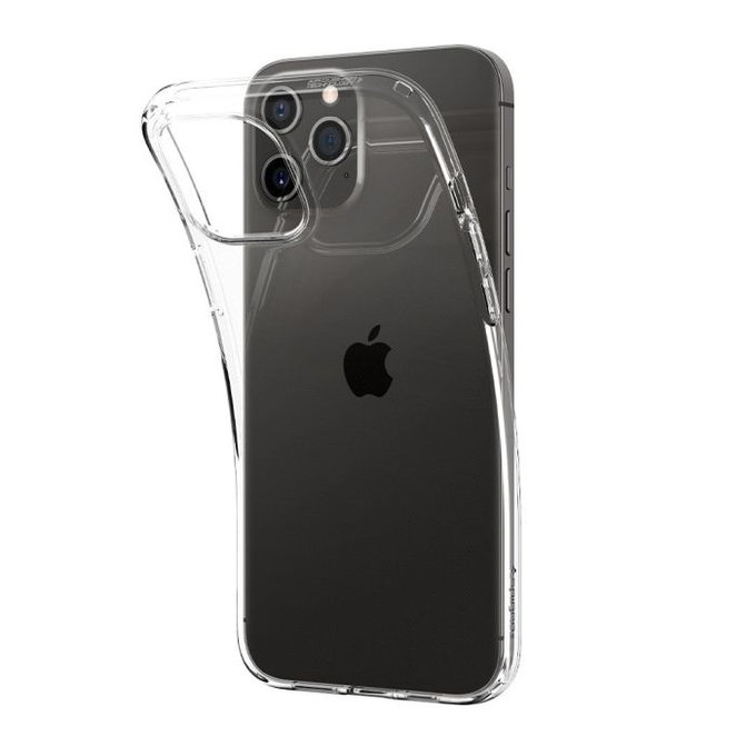 Spigen - Pouzdro Liquid Crystal pro iPhone 12 a 12 Pro, Crystal Clear