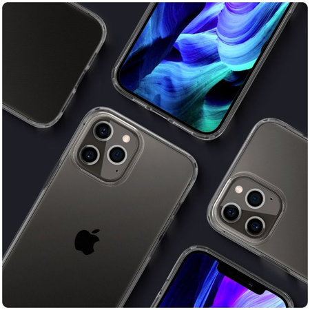 Spigen - Pouzdro Liquid Crystal pro iPhone 12 a 12 Pro, Crystal Clear
