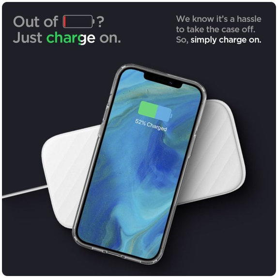 Spigen - Pouzdro Liquid Crystal pro iPhone 12 a 12 Pro, Crystal Clear