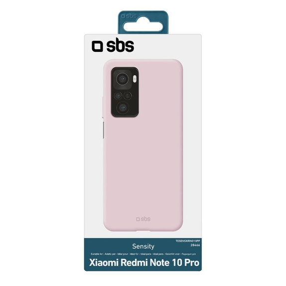 SBS - Pouzdro Sensity pro Xiaomi Redmi Note 10 Pro, růžová