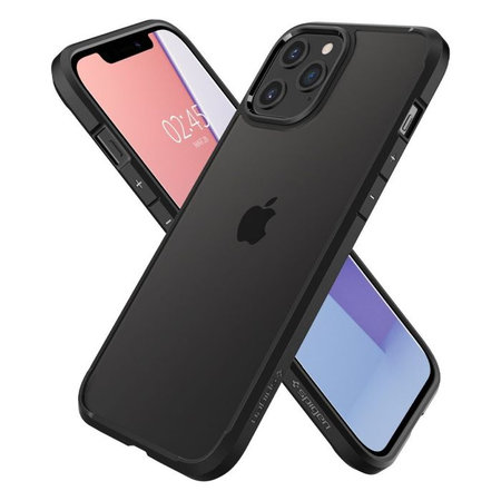 Spigen - Pouzdro Ultra Hybrid pro iPhone 12 a 12 Pro, černá