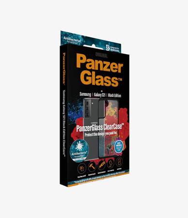 PanzerGlass - Pouzdro ClearCase AB pro Samsung Galaxy S21, černá