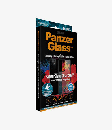 PanzerGlass - Pouzdro ClearCase AB pro Samsung Galaxy S21 Ultra, černá