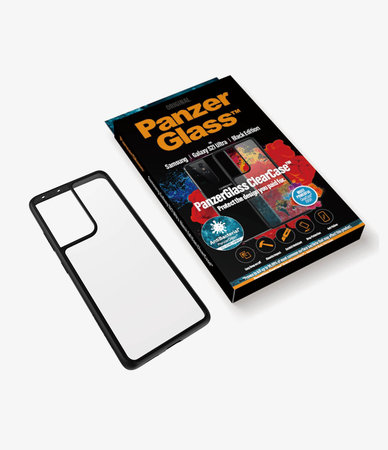 PanzerGlass - Pouzdro ClearCase AB pro Samsung Galaxy S21 Ultra, černá