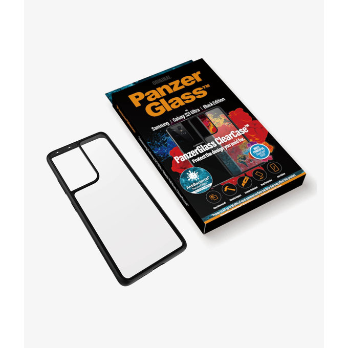 PanzerGlass - Pouzdro ClearCase AB pro Samsung Galaxy S21 Ultra, černá