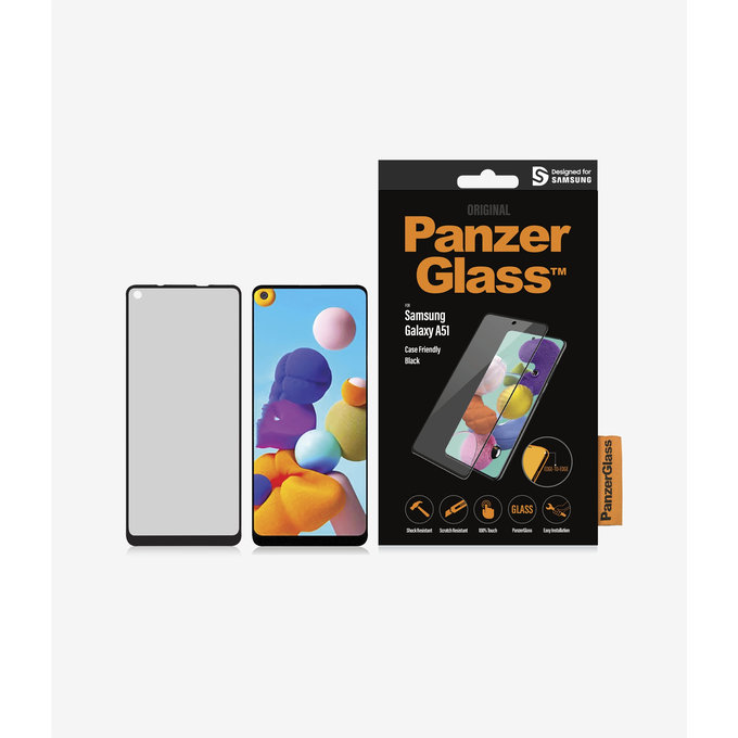 PanzerGlass - Tvrzené Sklo Case Friendly pro Samsung Galaxy A21, black
