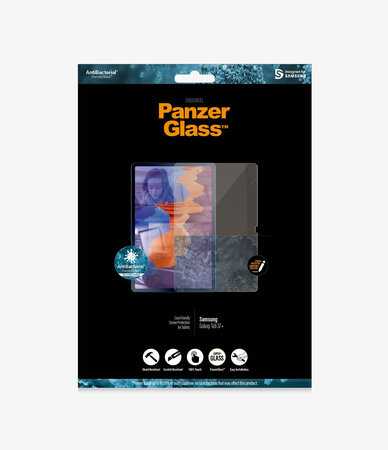 PanzerGlass - Tvrzené sklo Case Friendly SMAPP pro Samsung Galaxy Tab S7 +, čirá