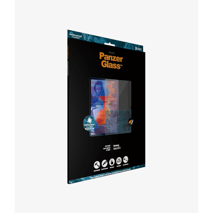 PanzerGlass - Tvrzené sklo Case Friendly SMAPP pro Samsung Galaxy Tab S7 +, čirá