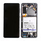Samsung Galaxy S21 G991B - LCD Displej + Dotykové Sklo + Rám + Baterie (Phantom Gray) - GH82-24716A, GH82-24718A Genuine Service Pack