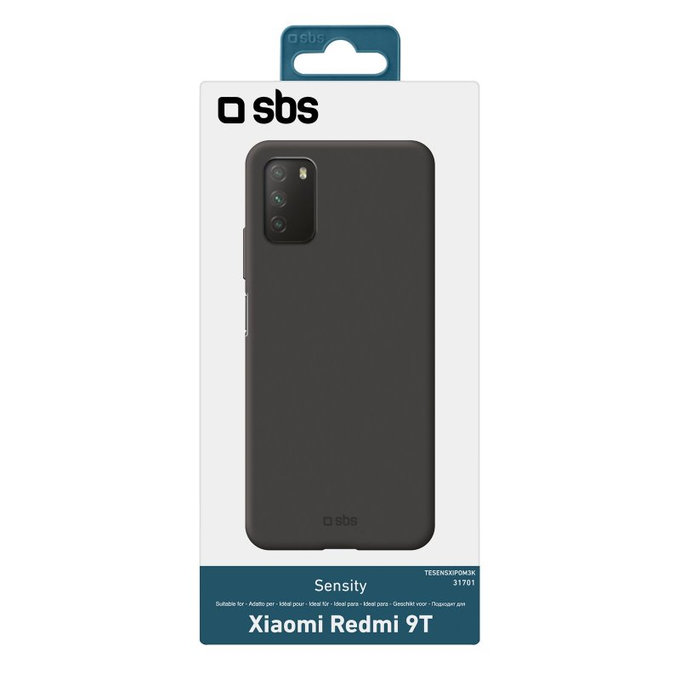 SBS - Pouzdro Sensity pro Xiaomi Redmi 9T, černá