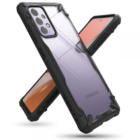 Ringke - Pouzdro Fusion X pro Samsung Galaxy A72 5G, černá