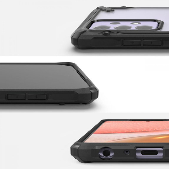 Ringke - Pouzdro Fusion X pro Samsung Galaxy A72 5G, černá